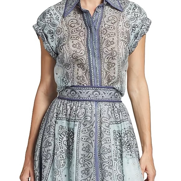 Zimmermann Matchmaker Paisley Top NWOT - Picture 3 of 7